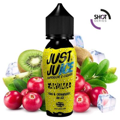 KIWI & CRANBERRY ON ICE - 20ml Shot Just Juice