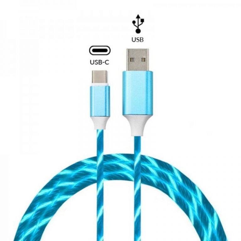 Cavo carica rapida USB-A to USB Type-C luminoso