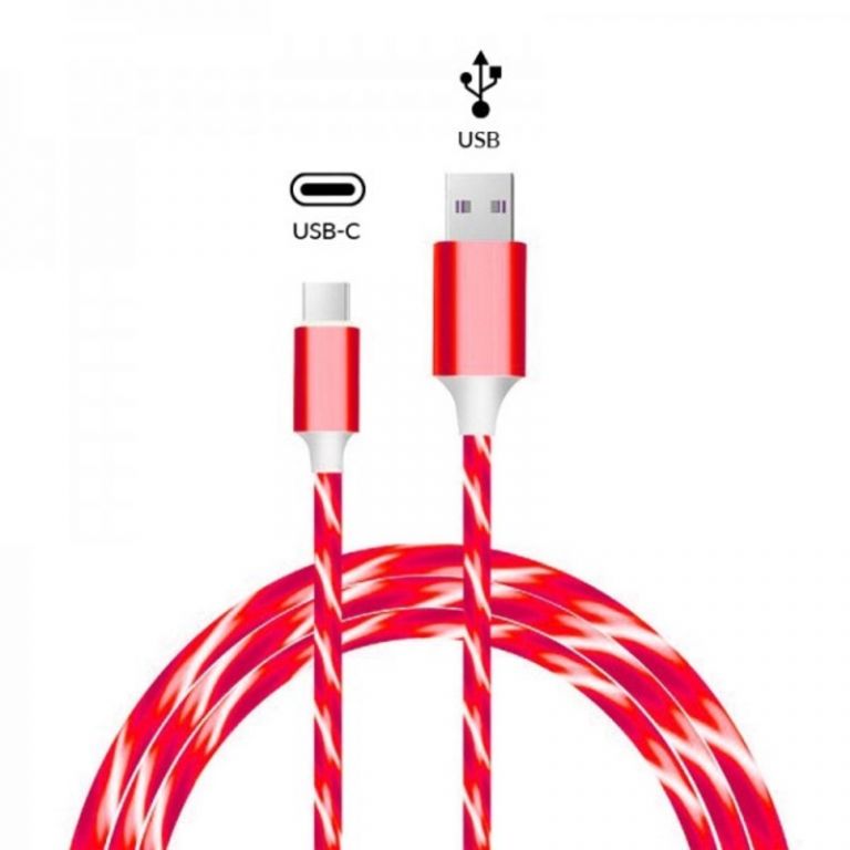 Cavo carica rapida USB-A to USB Type-C luminoso